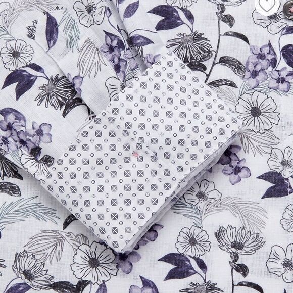 NWT TED BAKER London Linen Mens Shirt SIZE XXL CHEST 24 1/2” - Picture 3 of 15